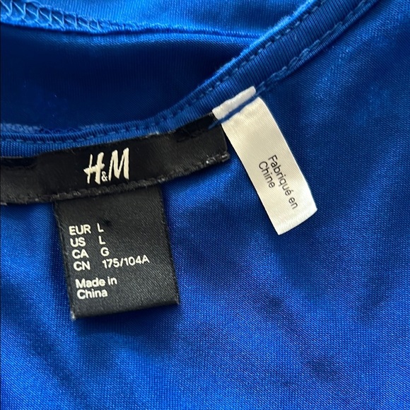 Elegant Blue Lace Sleeveless Dress - Picture 7 of 8